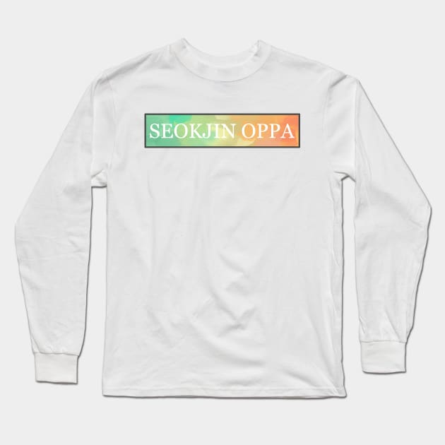 seokjin oppa Long Sleeve T-Shirt by lr_venus